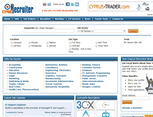 Tablet Screenshot of cyprusrecruiter.com